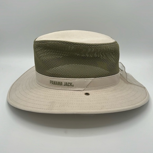 PANAMA JACK WIDE BRIM MESH OUTDOOR FISHING HAT - Picture 1 of 10